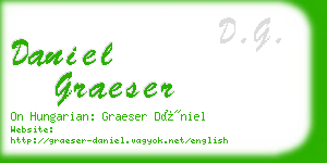 daniel graeser business card